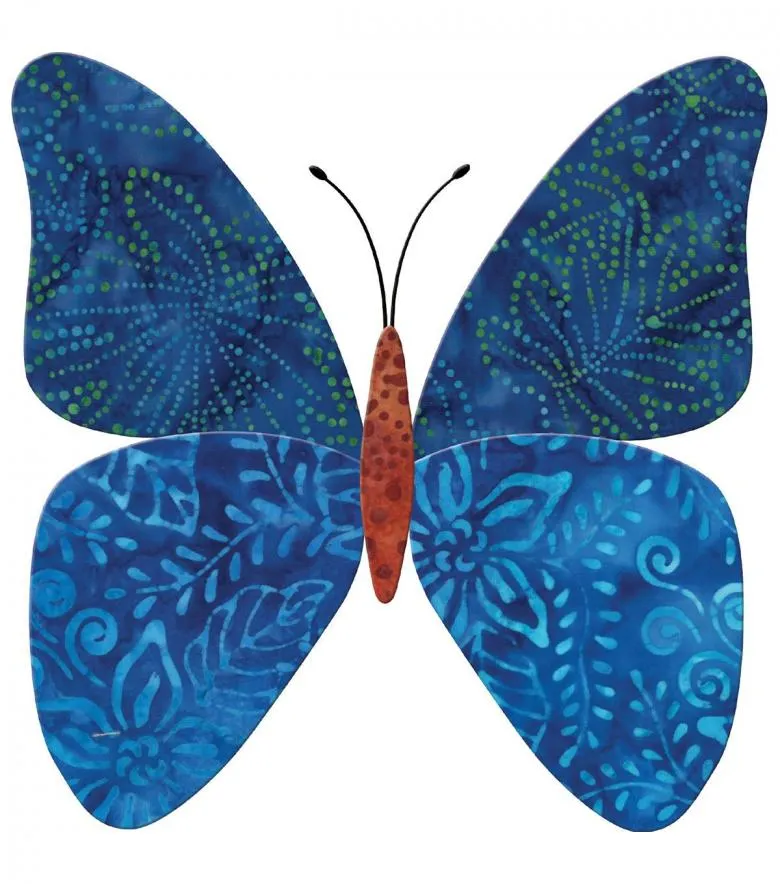 Аплікація метеликів з картону 
