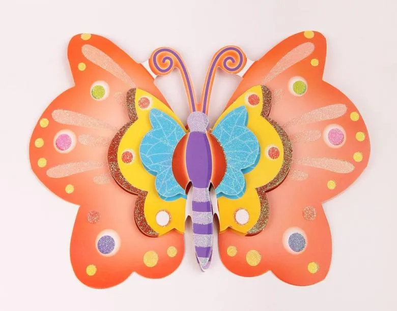 Листівка у формі метелика своїми руками