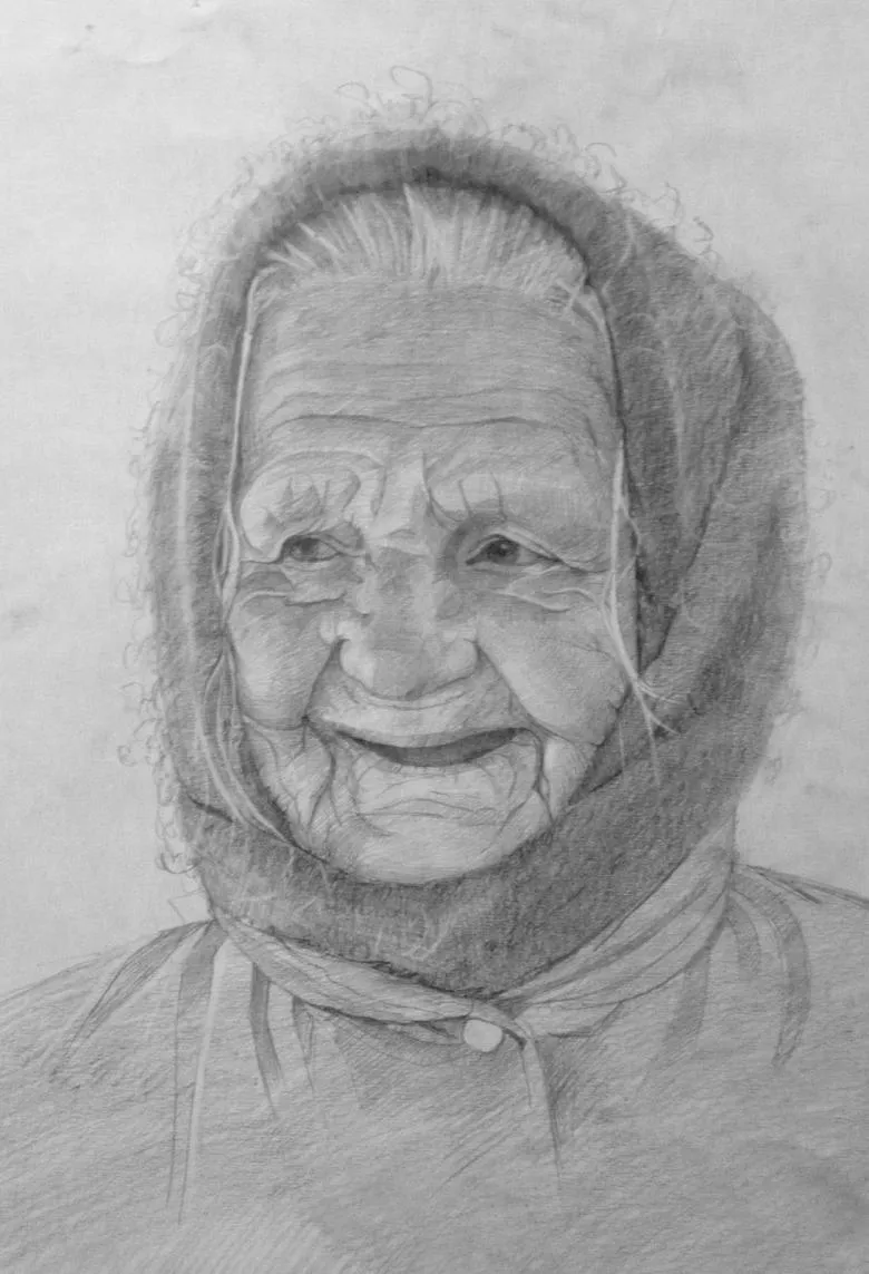 Намальована бабуся 
