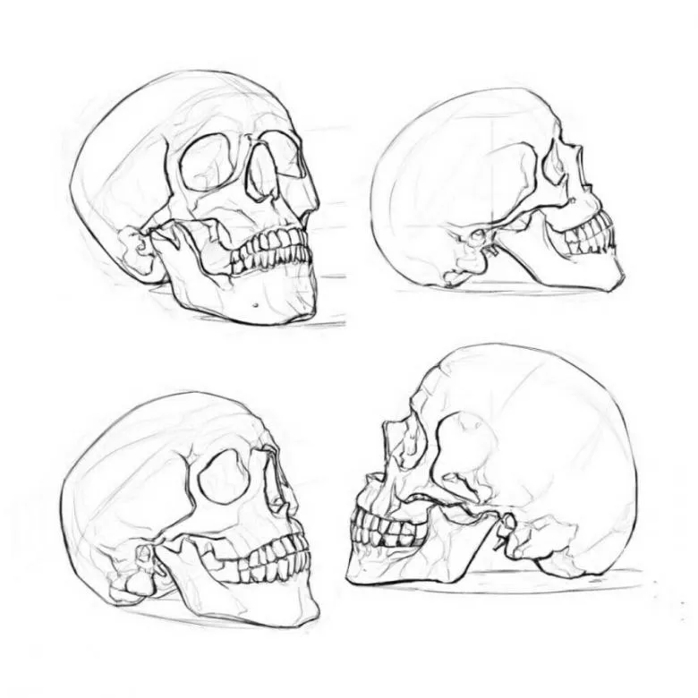 Намальований череп 