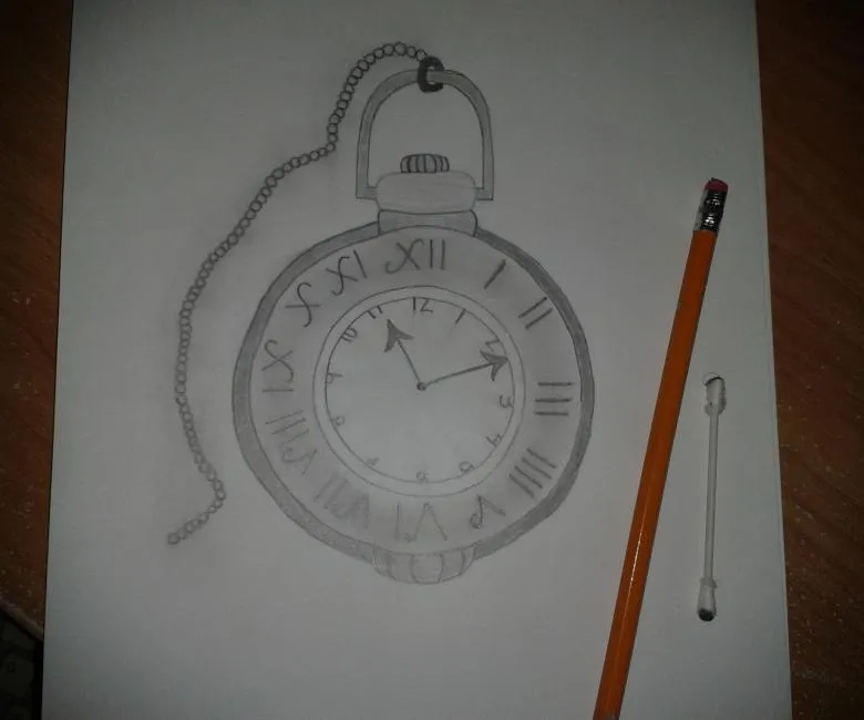 Як намалювати годинник початківцям художникам 