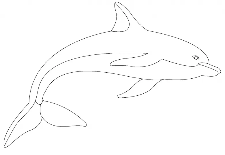 Намальований дельфін 