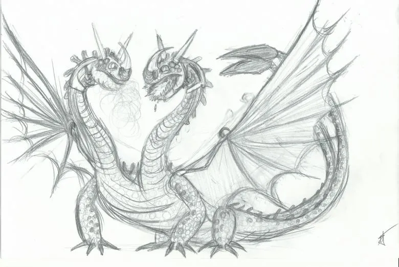 Намальований дракон 