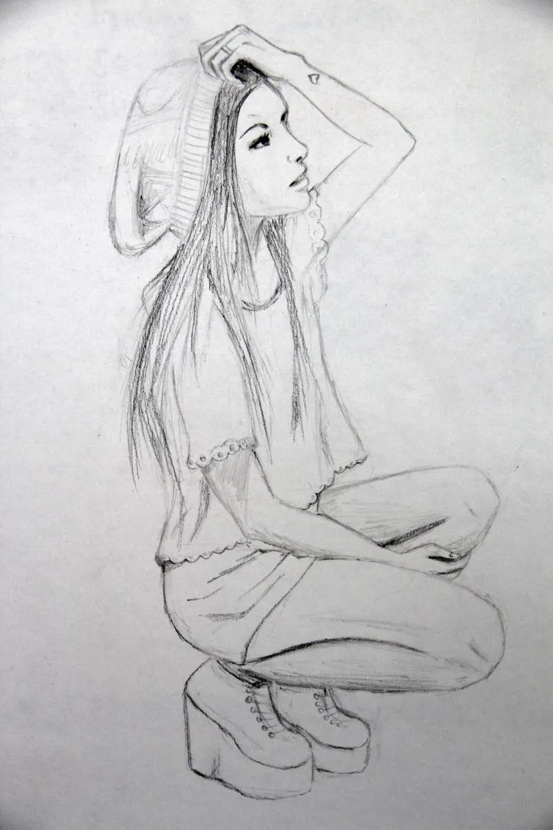 Як намалювати дівчину поетапно олівцем - легкі докладні майстер-класи, фото ідеї, поради i