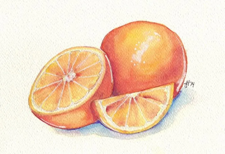 Як намалювати фрукти поетапно олівцем
