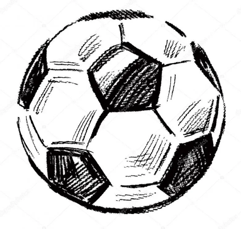 Як намалювати футбольний м'яч поетапно олівцем - легкі майстер-класи для початківців i