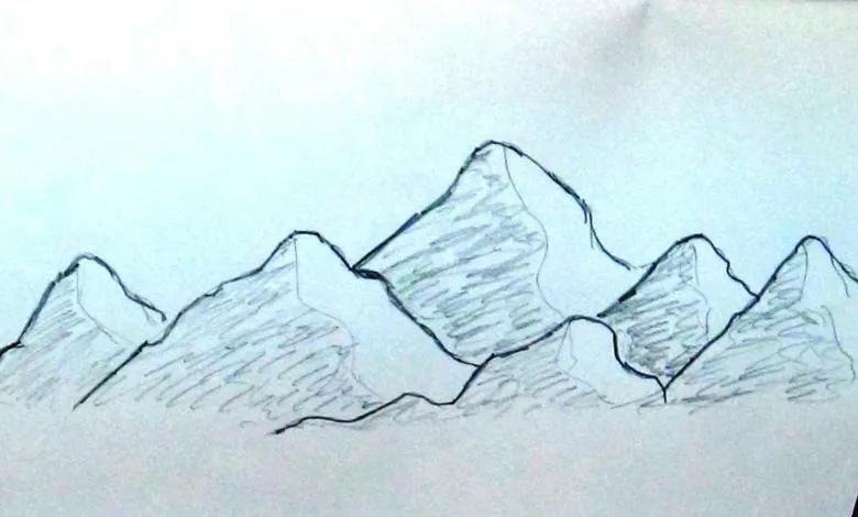 Як намалювати гори: прості уроки з розбором основних етапів малювання гір i
