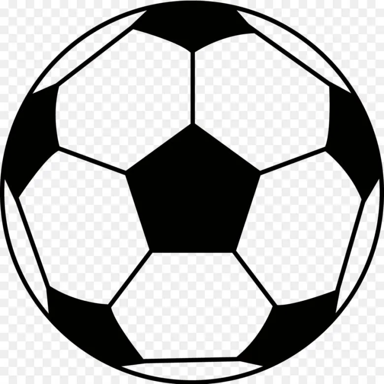 Намальований футбольний м'яч 