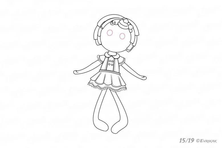 Як намалювати ляльку лол: докладний опис і поетапний майстер-клас малювання i