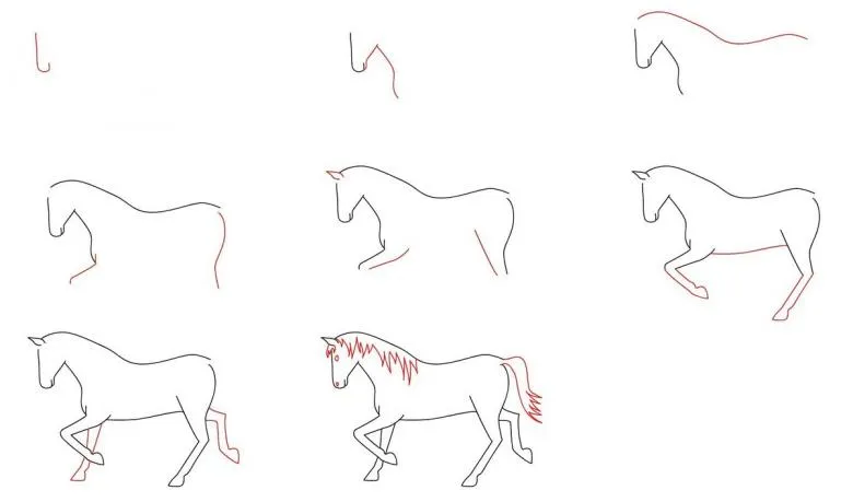 Намальована кінь 