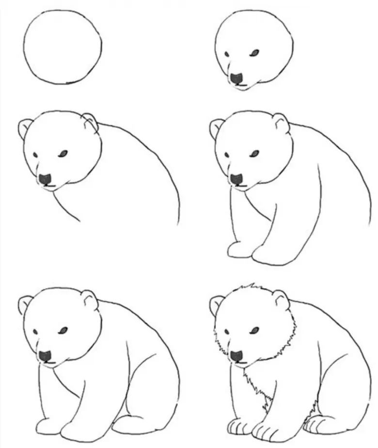 Намальований ведмідь 