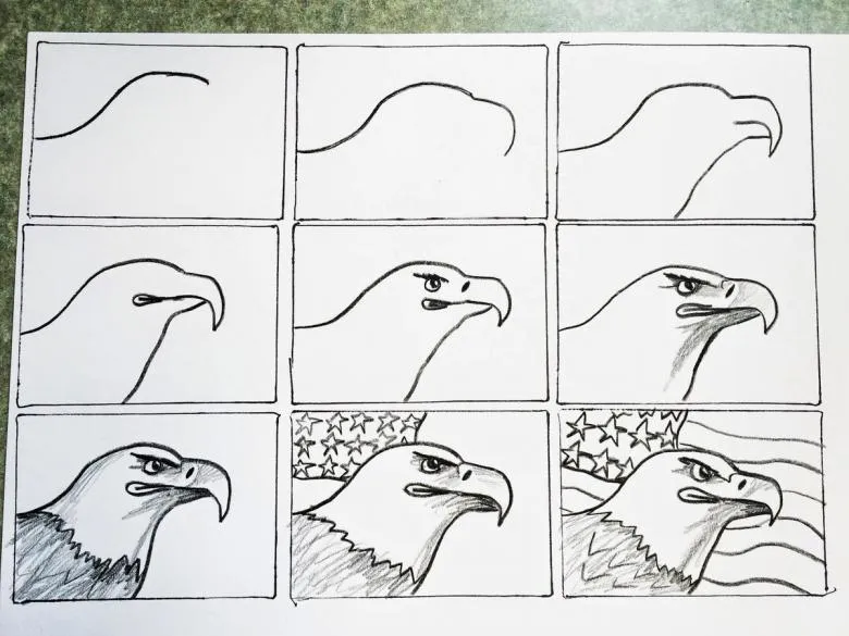 Намальований орел 