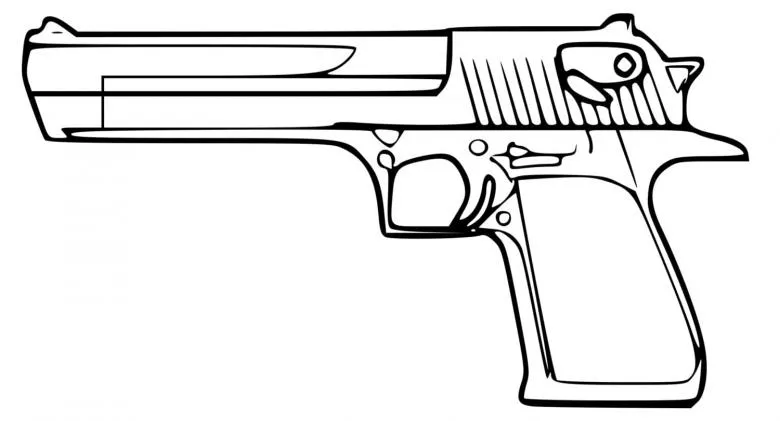 Намальований пістолет 