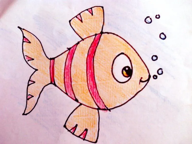 Намальована рибка 