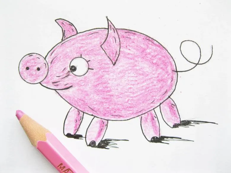 Намальована свиня 