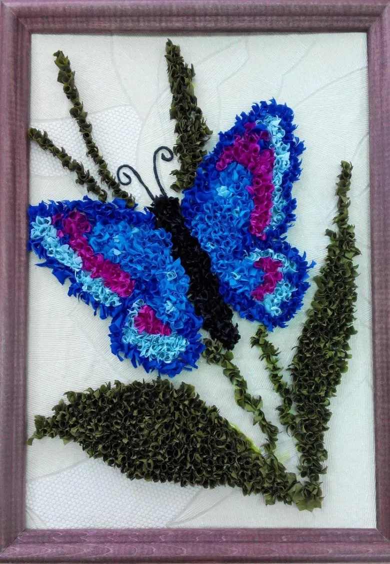 Ідеї незвичайних аплікацій метеликів з серветок