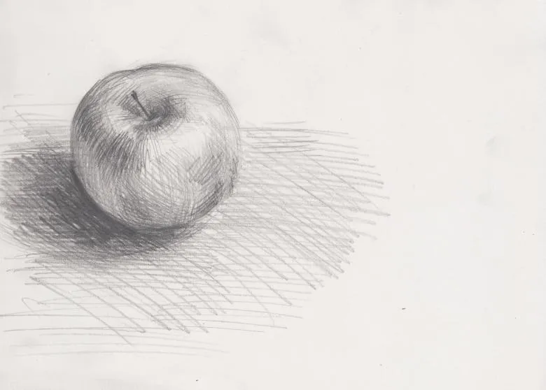 Намальоване яблуко 