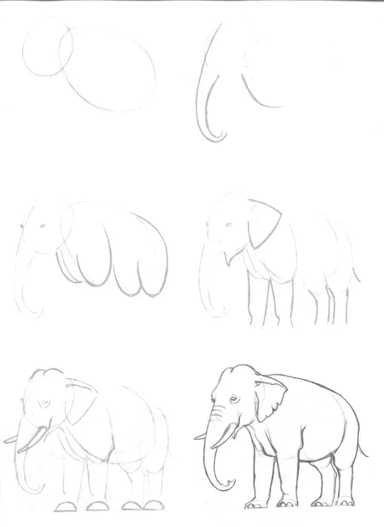 Намальований слон