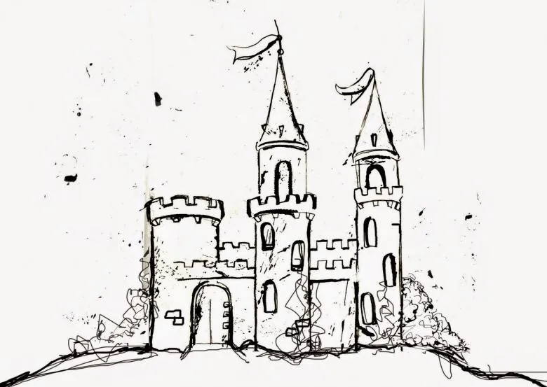 Намальований замок 