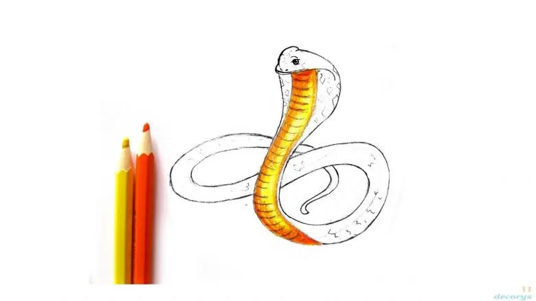 Намальована змія 