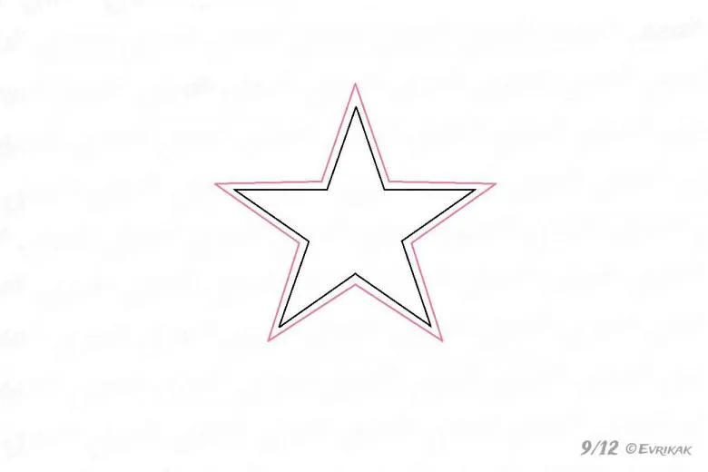 Намальована зірка 