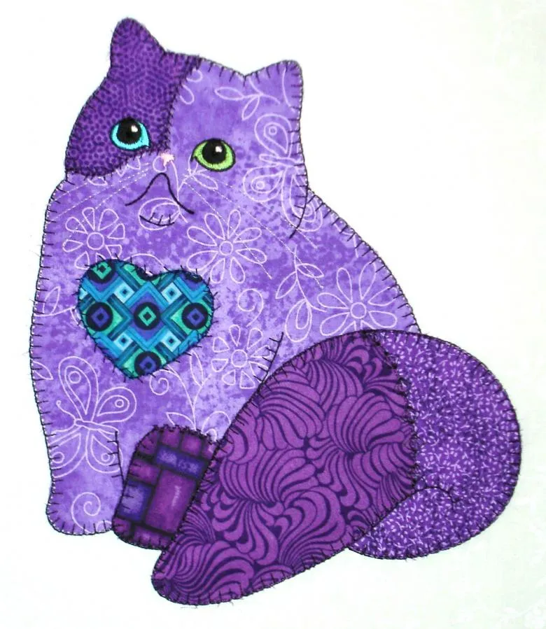 Ідеї дитячої аплікації кішок з тканини своїми руками.