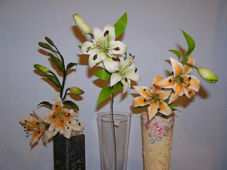 квіти з полімерної глини