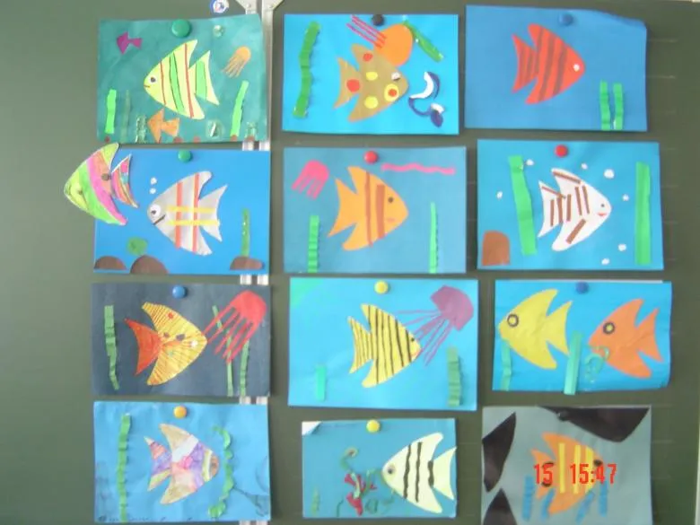 Ідеї дитячих аплікацій рибок