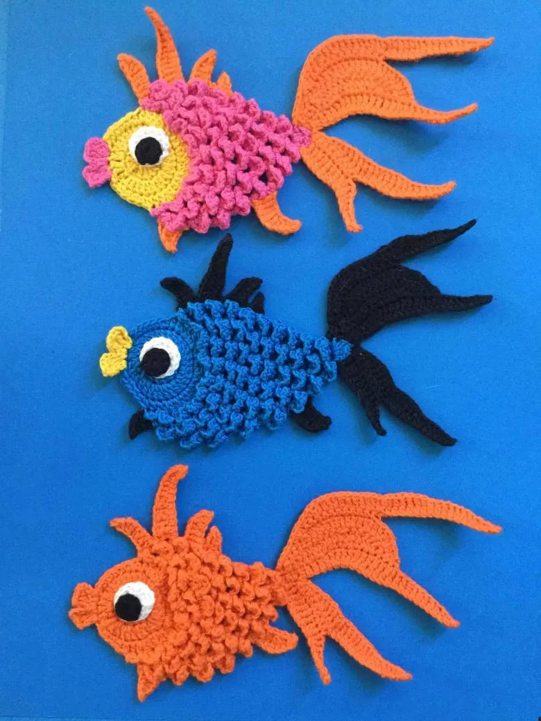 Ідеї дитячих аплікацій рибок з тканини 