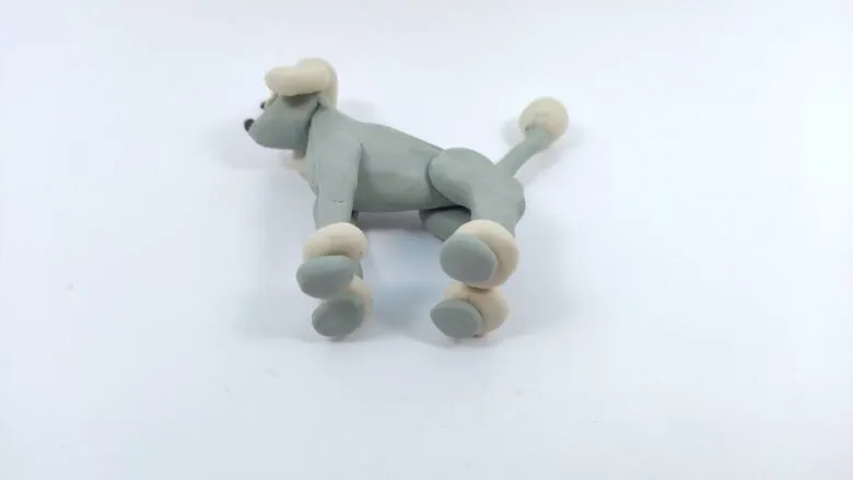 Собака з пластиліну для дітей