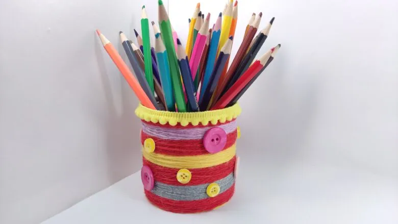 Як зробити карандашницу своїми руками