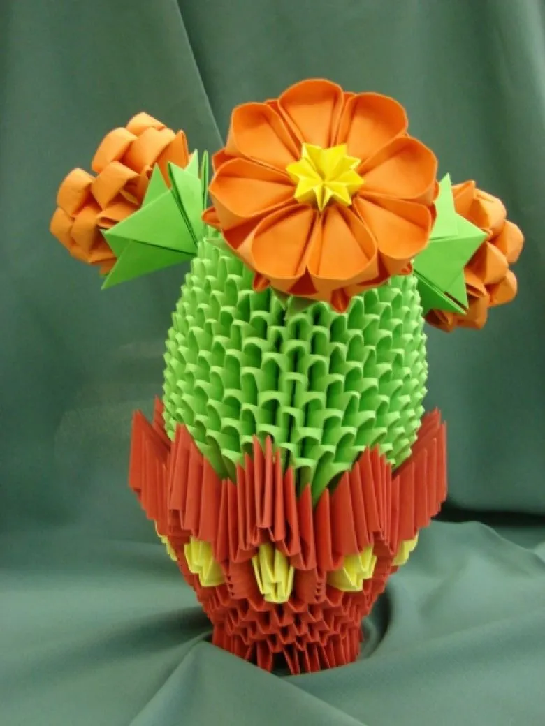 орігамі модульне квіти 