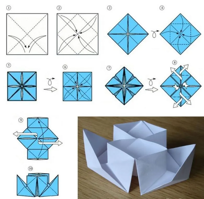 кораблик орігамі
