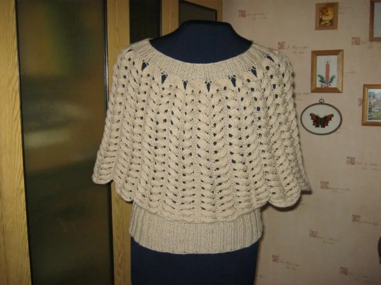 В'язання светри методом азіатського колоска спицями та гачком