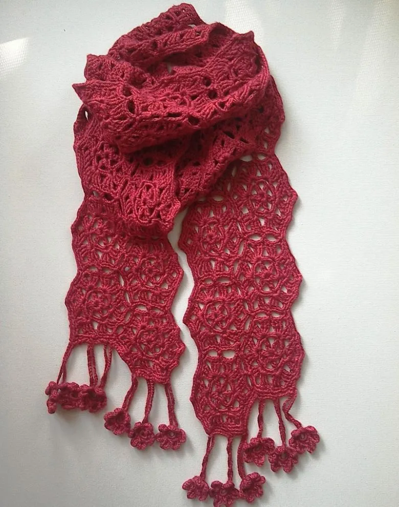 ажурний шарф