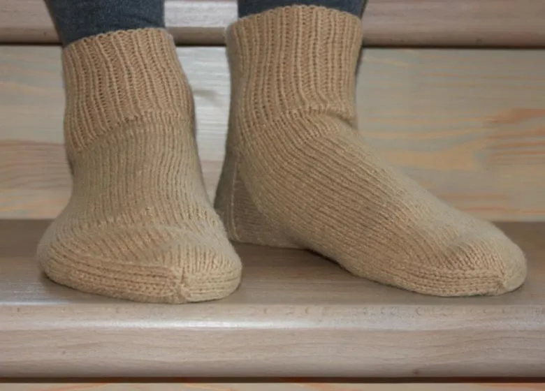 Схема в'язання п'ят шкарпеток спицями
