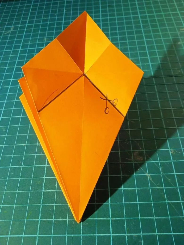 орігамі парасольку з паперу покрокова інструкція