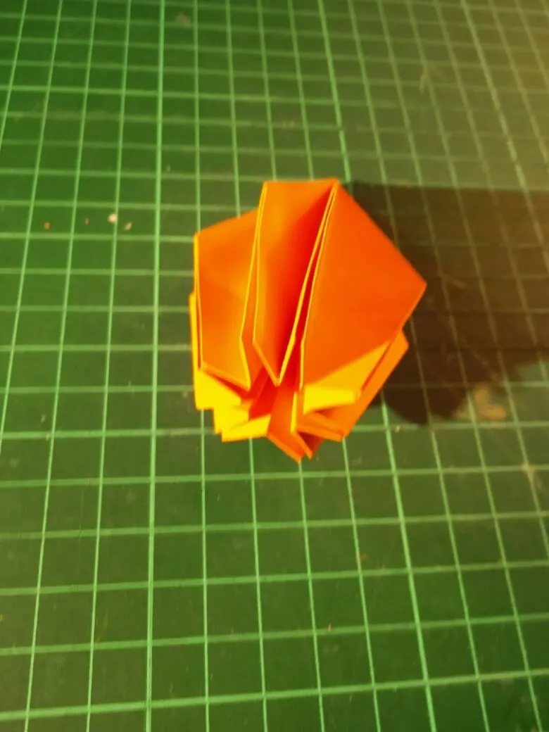 як зробити парасольку з паперу орігамі